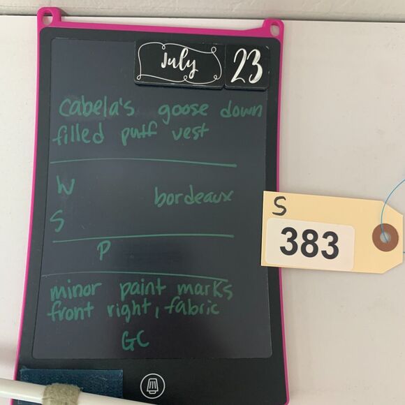 Cabelas Puffer Vest Womens S Small Bordeaux Goose Down Outdoor Snap Buttons - Picture 13 of 14